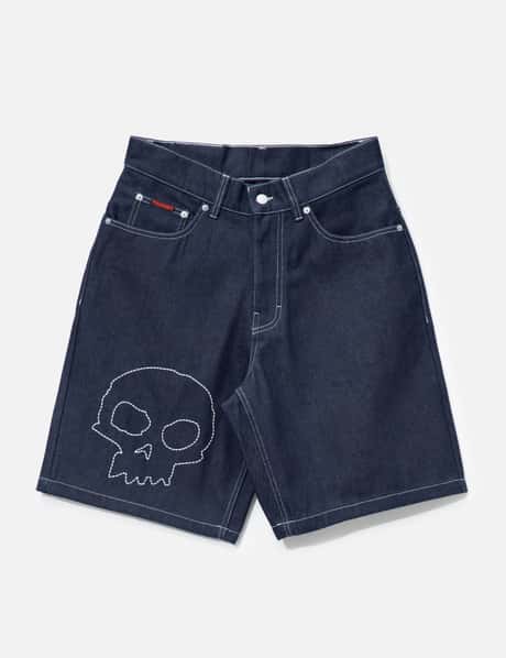 Zero X Pleasures Skull Jorts view 6
