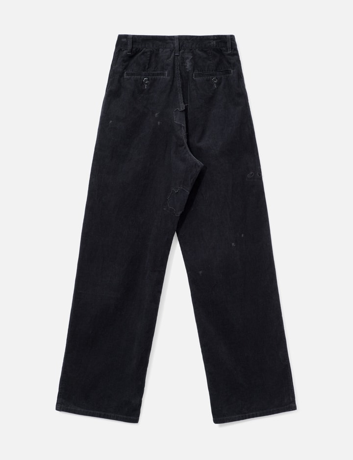 Basketcase Lax Repaired Black Corduroy