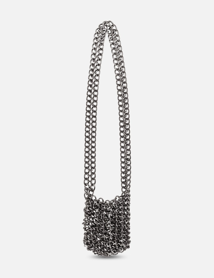 CHAINMAIL CROSSBODY BAG - GUNMETAL Placeholder Image