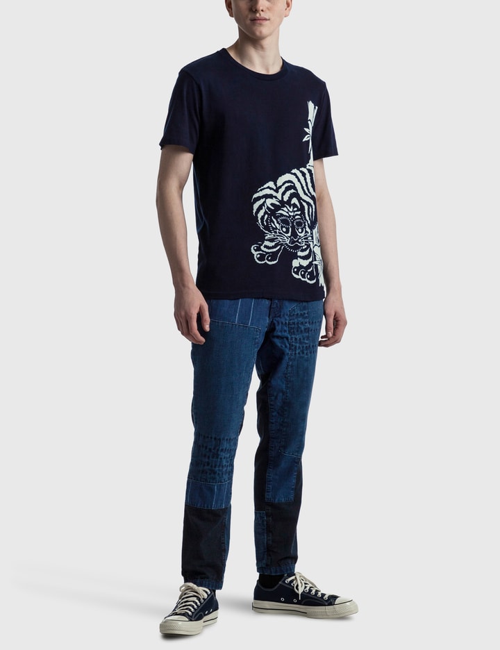 Indigo Matsuri Cross Nenrin Patchwork Pants Placeholder Image