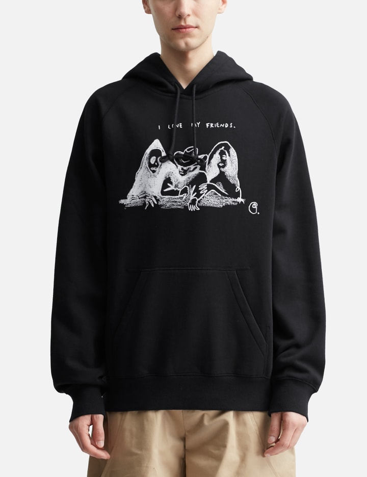 Hooded Pepe Friends Sweatshirt Placeholder Image