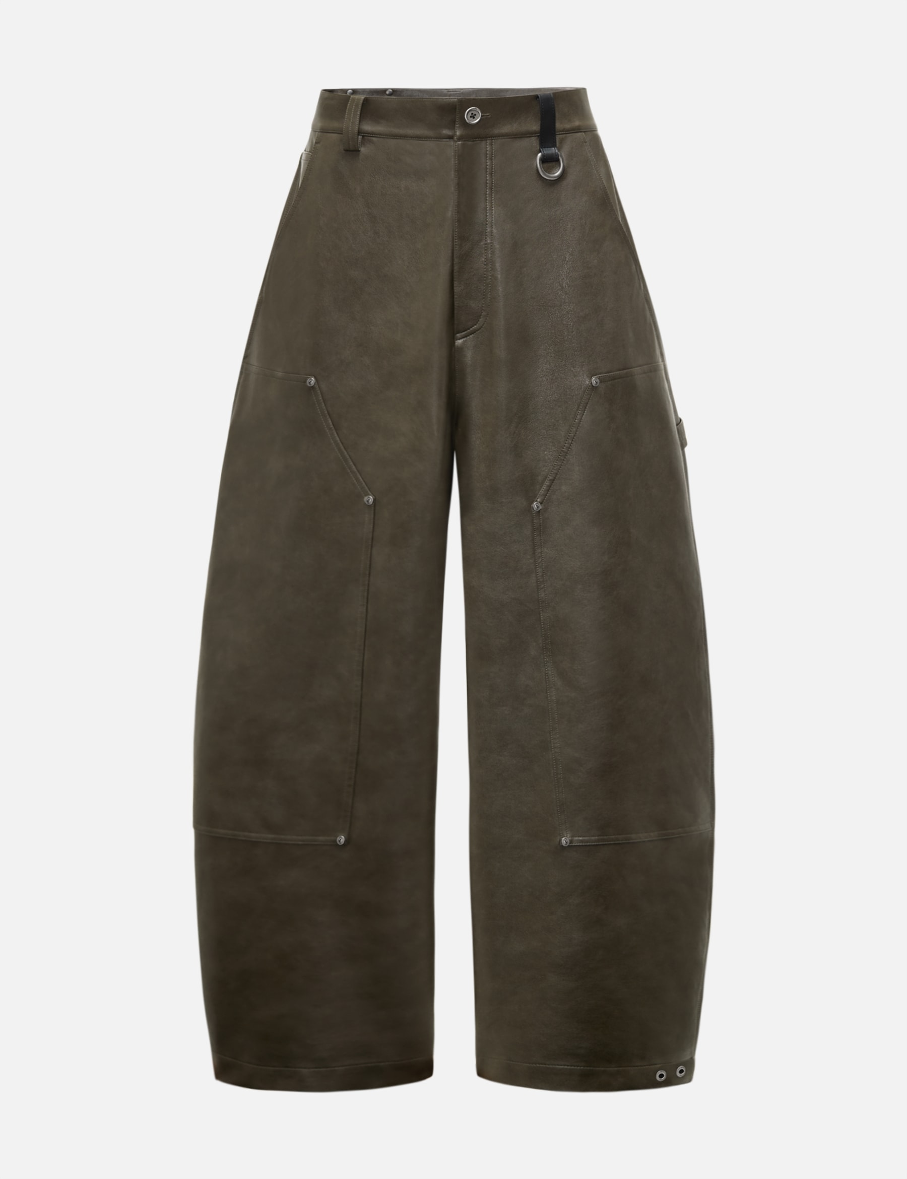 Reset Faux Leather Wide-Leg Trousers view 16