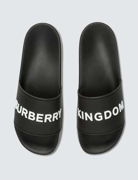 Burberry - Kingdom Motif Slides | HBX display picture 1