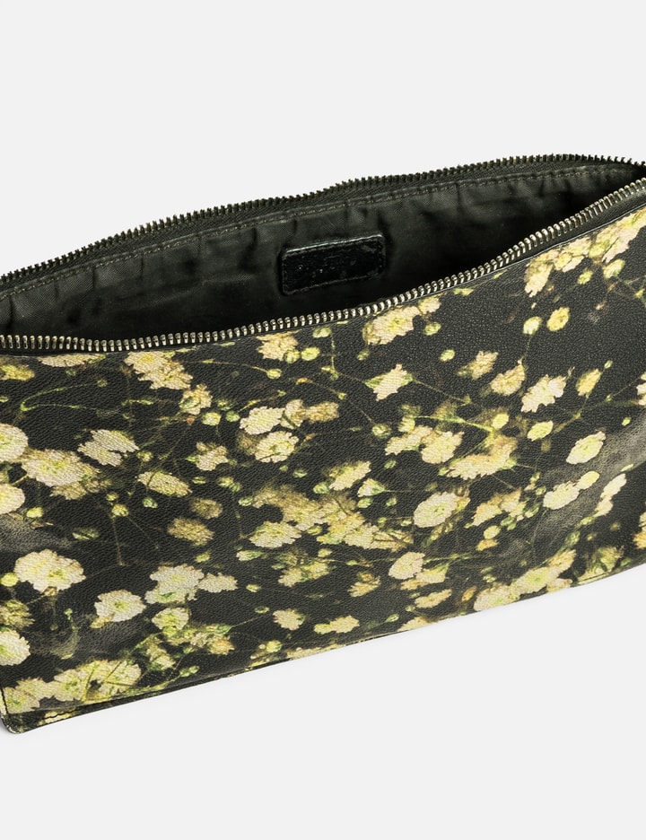 Givenchy Floral Print Coated Canvas Clutch Bag