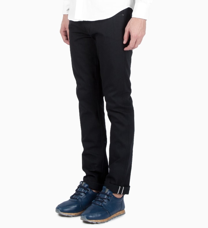 United Stock Dry Goods Slight Black Tonal Stitch Jeans