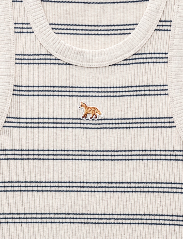Maison Kitsuné Baby Fox Striped Tank Top