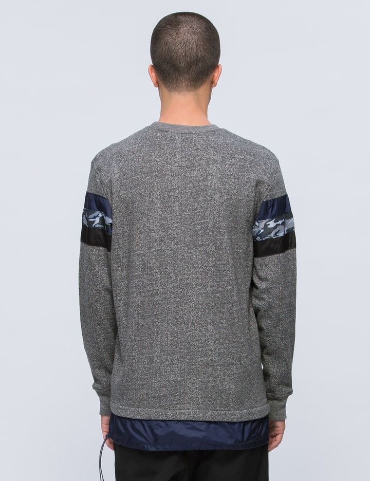 Mixed Stripe Crewneck Sweatshirt Placeholder Image