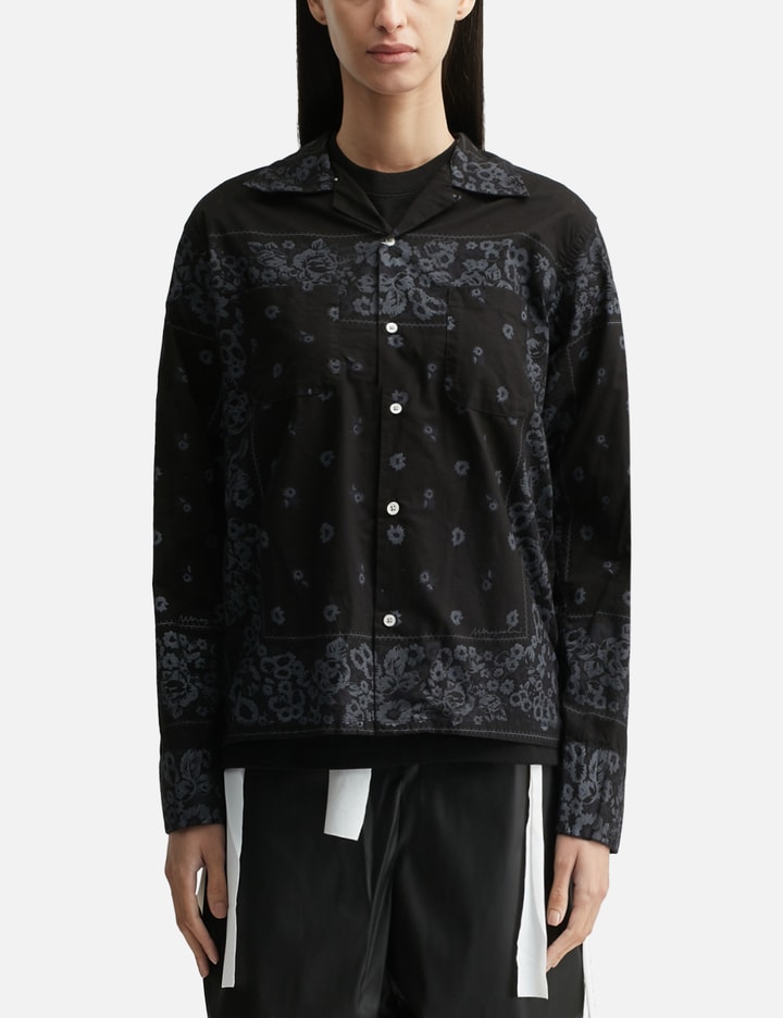 Overdyed Bandana Print Shirt Placeholder Image