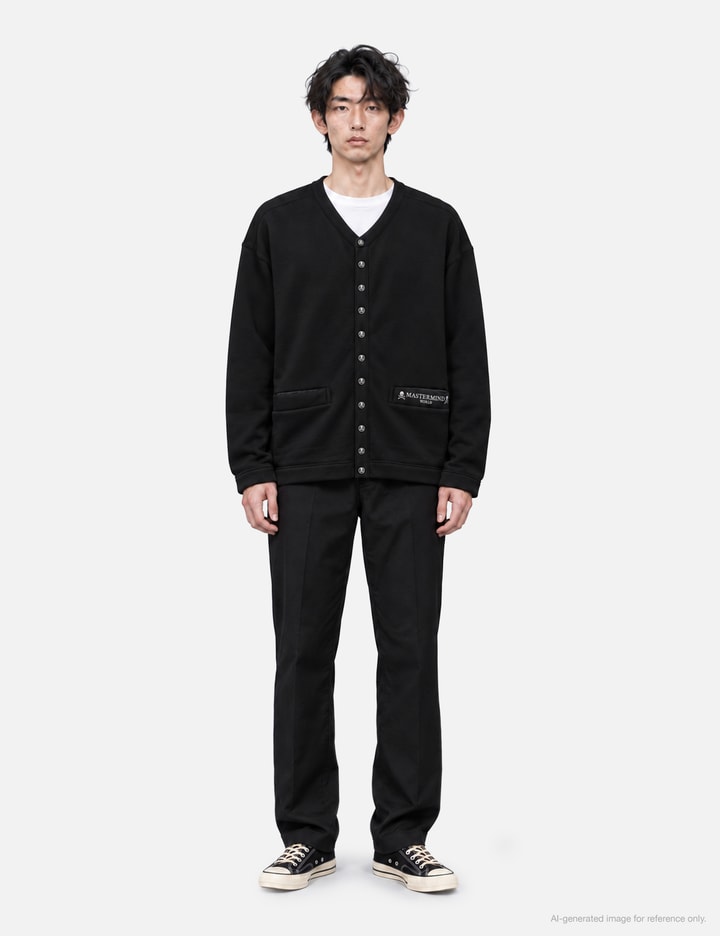 Mastermind World Boxy Loopwheel Snap Cardigan
