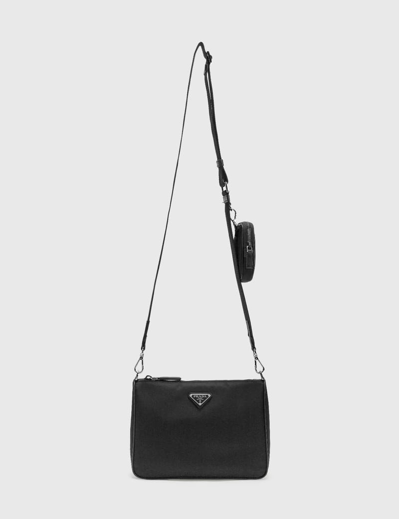 prada nylon crossbody bag with pouch