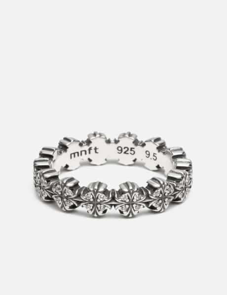 Maltese-Cross Quadruplets Oxidised Classic Ring view 4