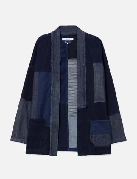 Patchwork Haori Jacket Rinse view 6