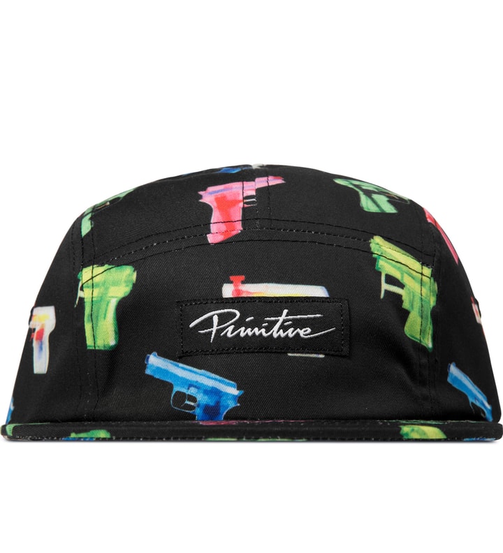 Black Soaked 5-Panel Cap Placeholder Image