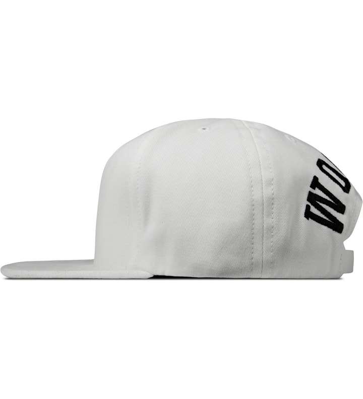 White Hockey Arch Strapback Cap Placeholder Image