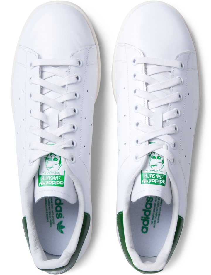 White/Green Stan Smith Sneakers Placeholder Image