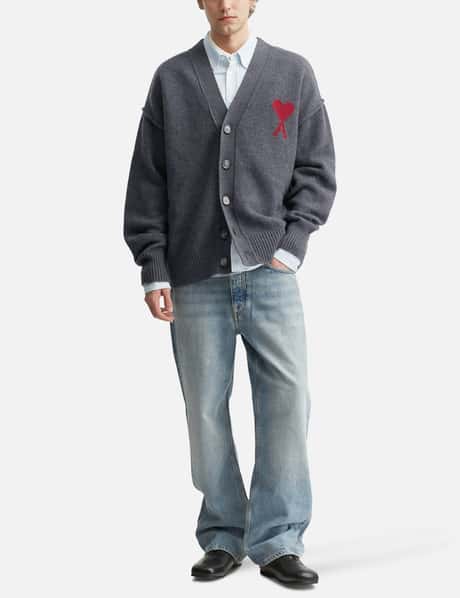 Cardigan With Contrasted Ami De Coeur view 14