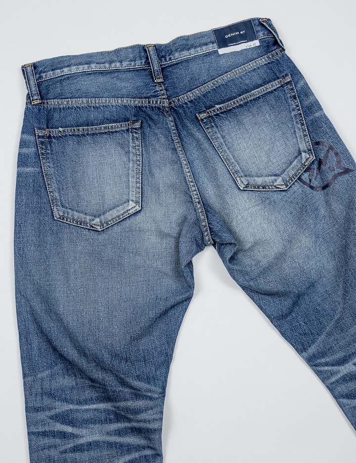 Three Years Wash Tapered 9/10 Cropped Length Denim Jeans Placeholder Image