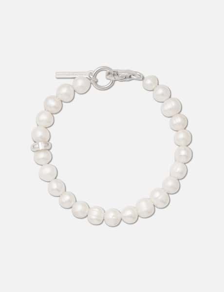 MIDNIGHT FACTORY Chuck Nut With Freshwater Pearls Bracelet
