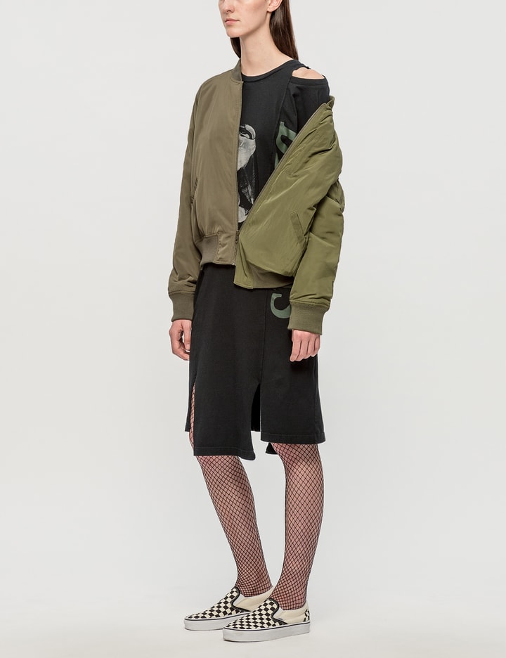 Strange Fruit Asymmetrical Bomber Jacket Placeholder Image