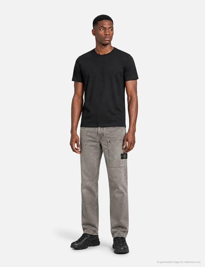 Stone Island Mineral Dyed Cotton Gabardine-TC Chino Pants With Pockets