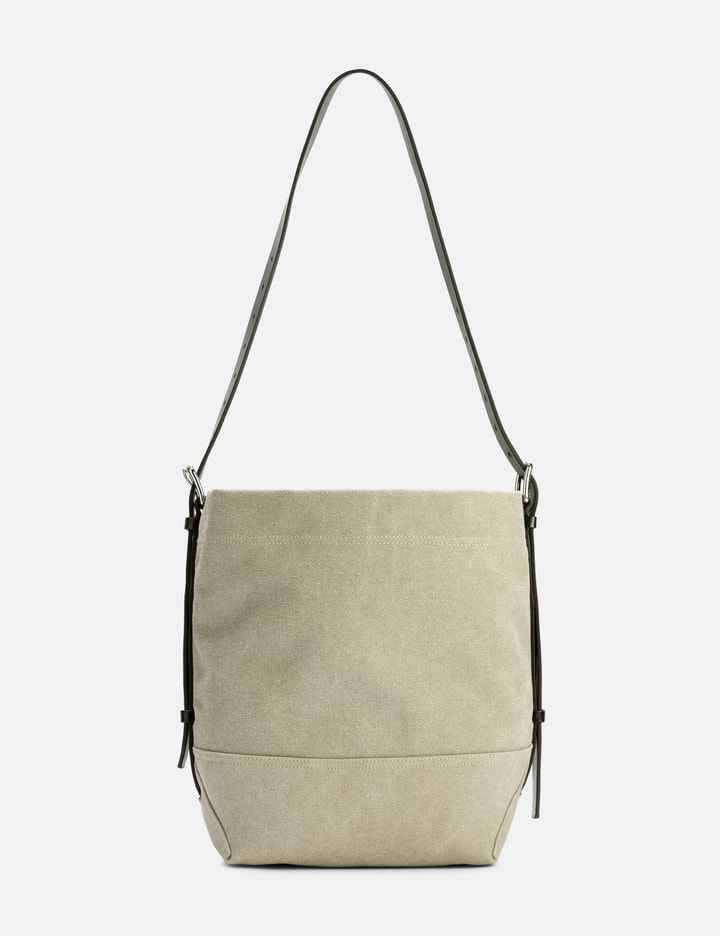 Lemaire Small Belted Tote Bag In Cotton Canvas