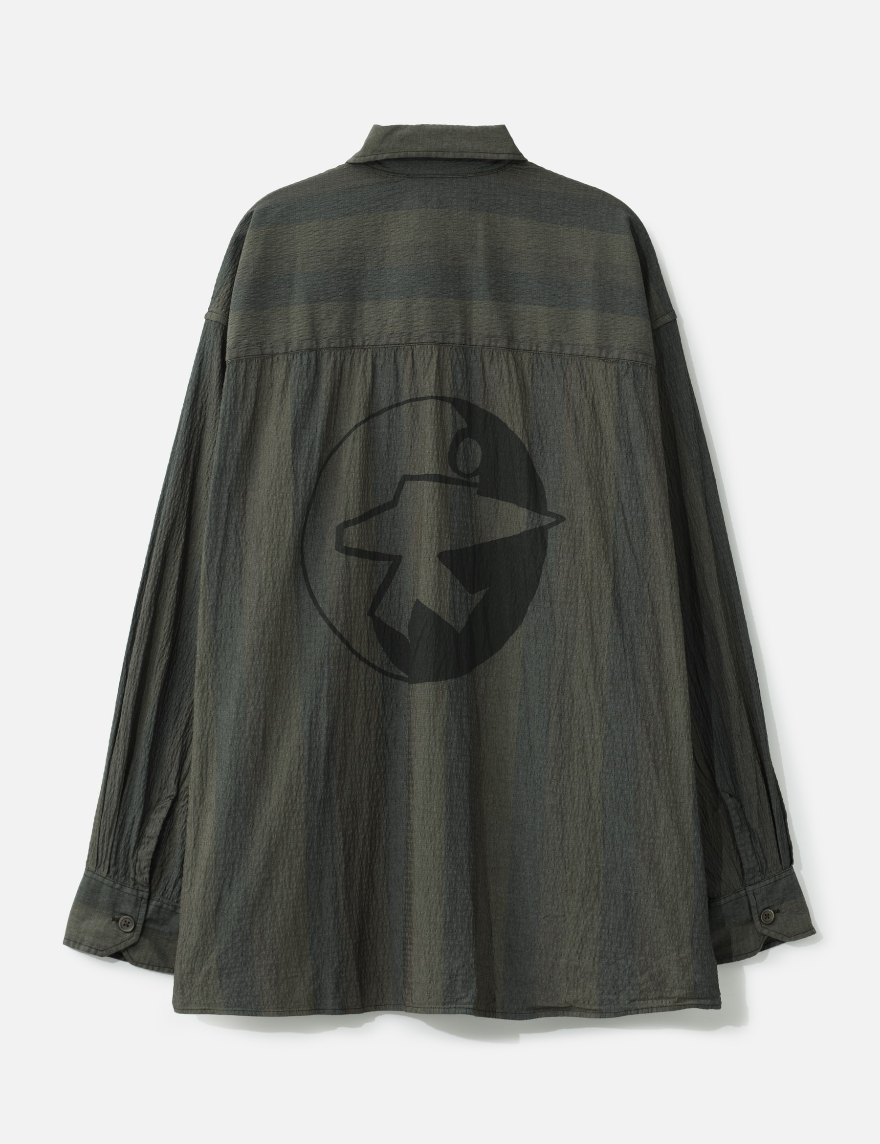 Stussy Borrowed Shirt Overdyed Multi Stripe view 8