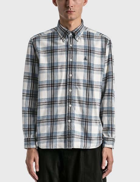 SOPHNET. - Flannel Check Scorpion Big BD Shirt | HBX - Globally 