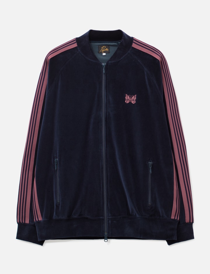 Needles Rib Collar Track Jacket - C/PE Velour