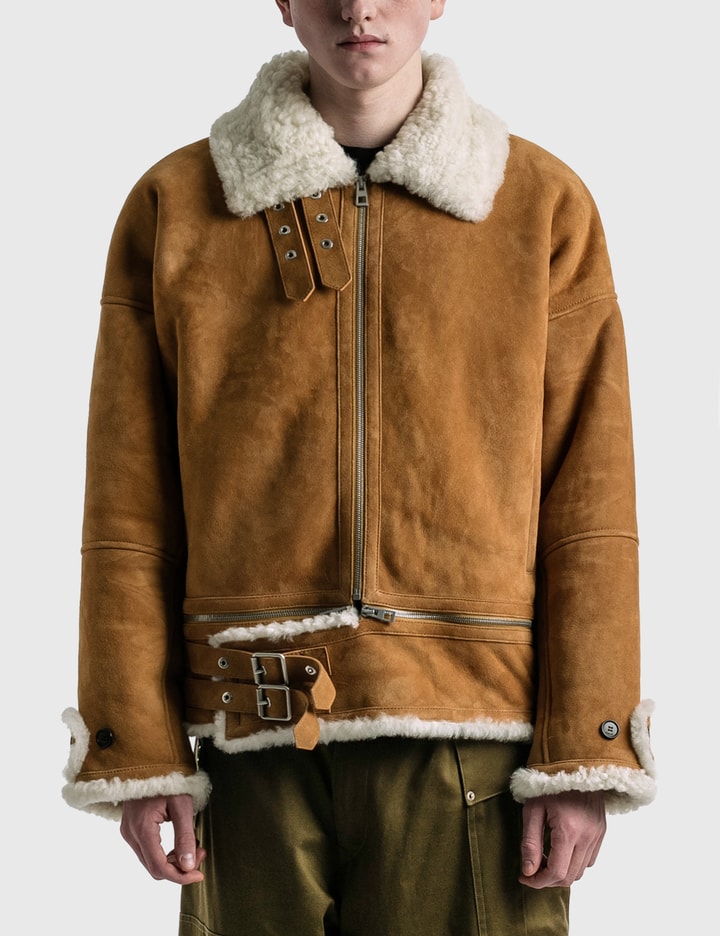 Shearling Zipped Jacket Placeholder Image