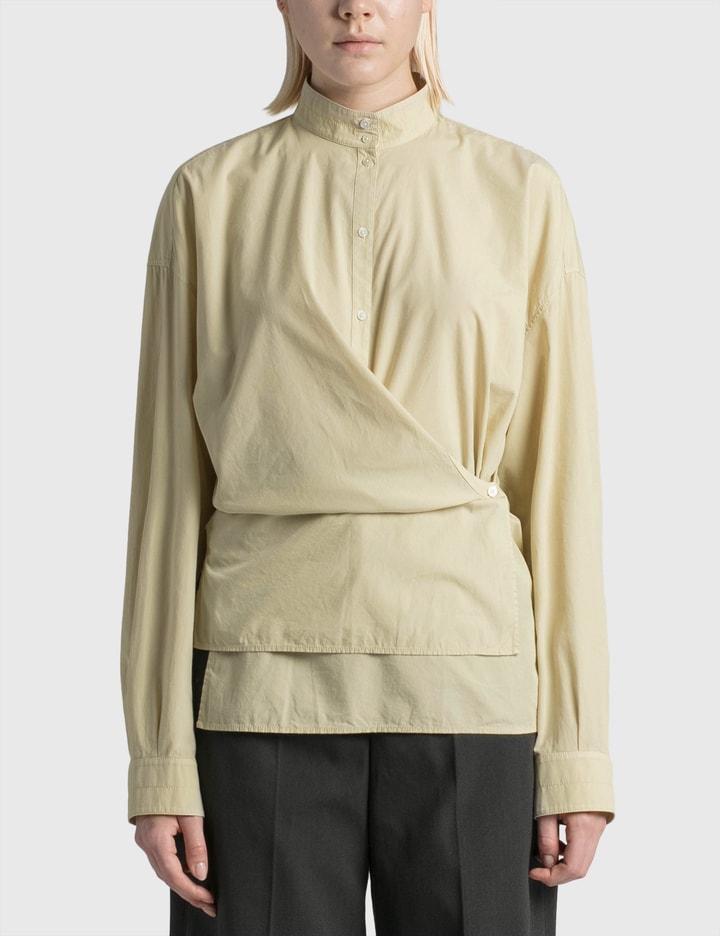 Officer Collar Twisted Shirt Placeholder Image