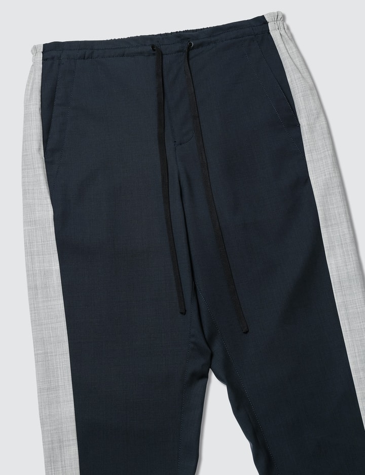 Classic Wool Lounge Pants with Tuxedo Stripe Placeholder Image