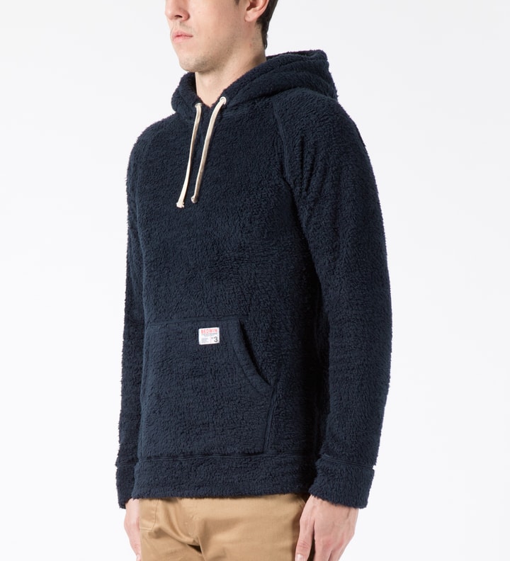 Navy UB L/S Fleece Pullover Hoodie Placeholder Image