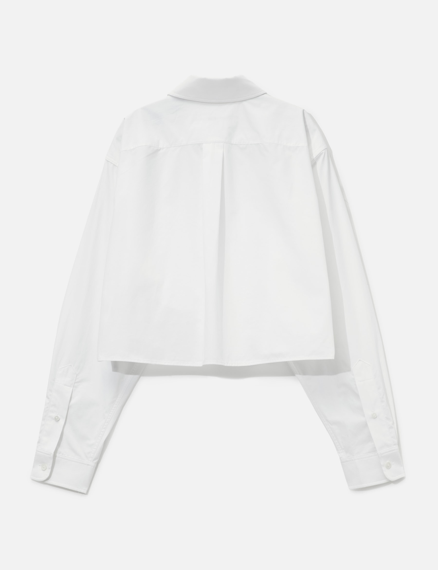 Embroidered Logo Cropped Shirt view 17