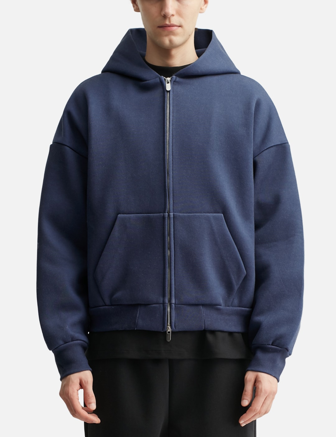 Seventh V2 Zipped Hoodie - Heavyweight 610 GSM cotton-blend with 