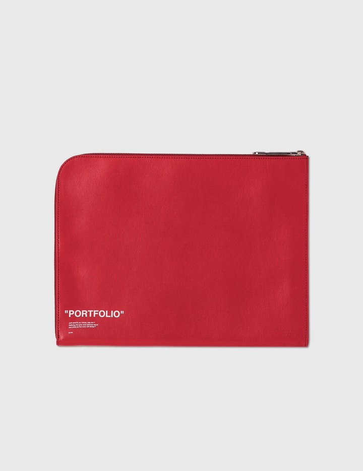 Offwhite Portfolio Leather Clutch Placeholder Image