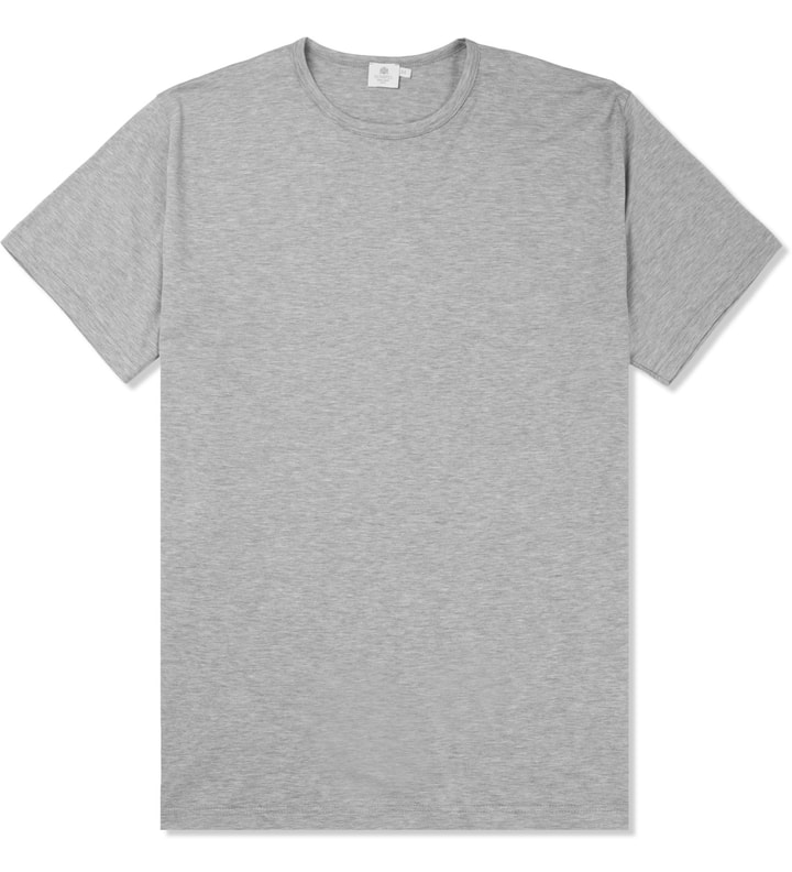 Grey Melange Crewneck S/S T-Shirt Placeholder Image