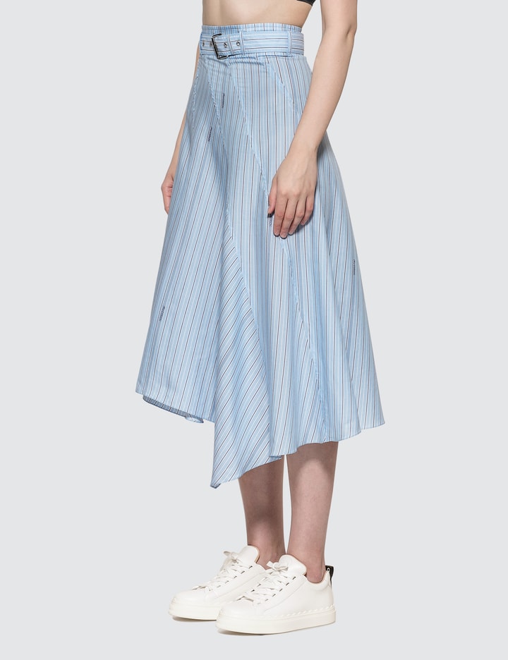 JW Anderson Asymmetric Belted Panelled Skirt