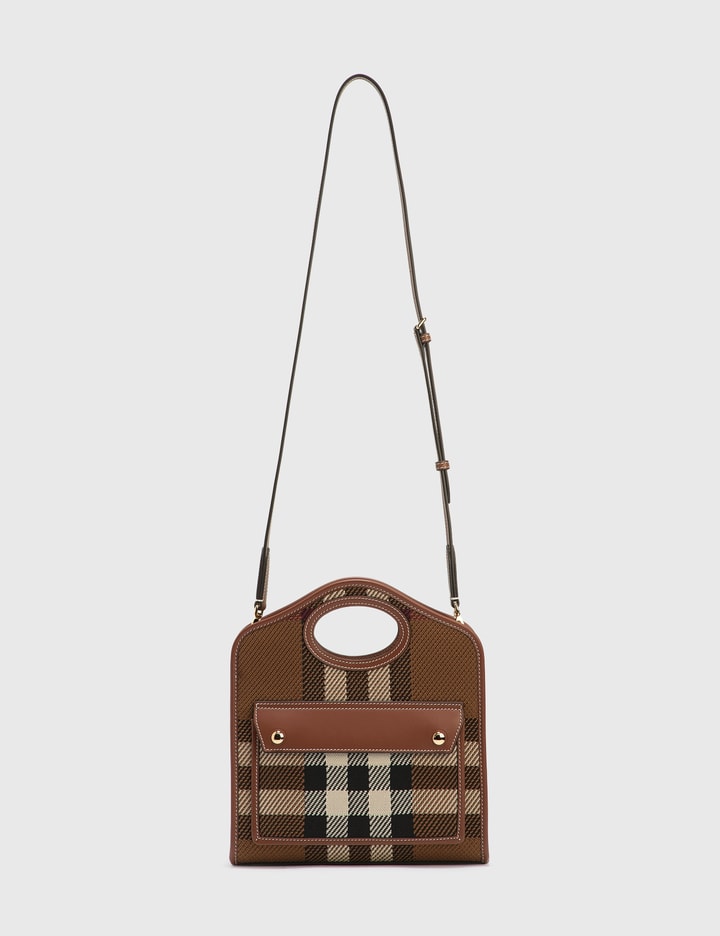 Burberry Brown Check Jacquard Shoulder Bag Q3B0596D0B001