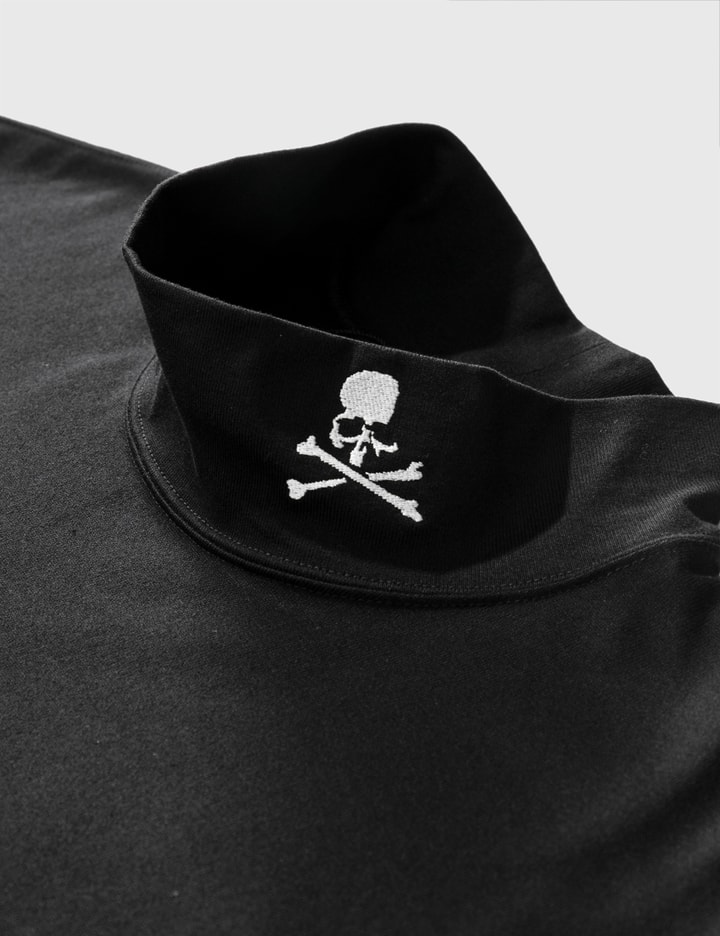 Skull Embroidered High Neck T-shirt Placeholder Image