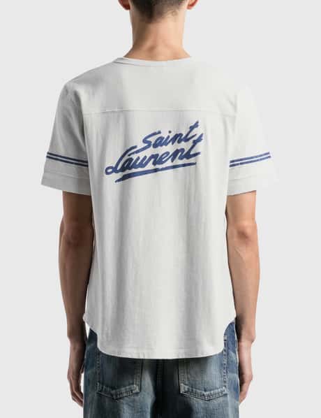 Laurent Signature Yves Saint Laurent T Shirt Logo Saint Laurent