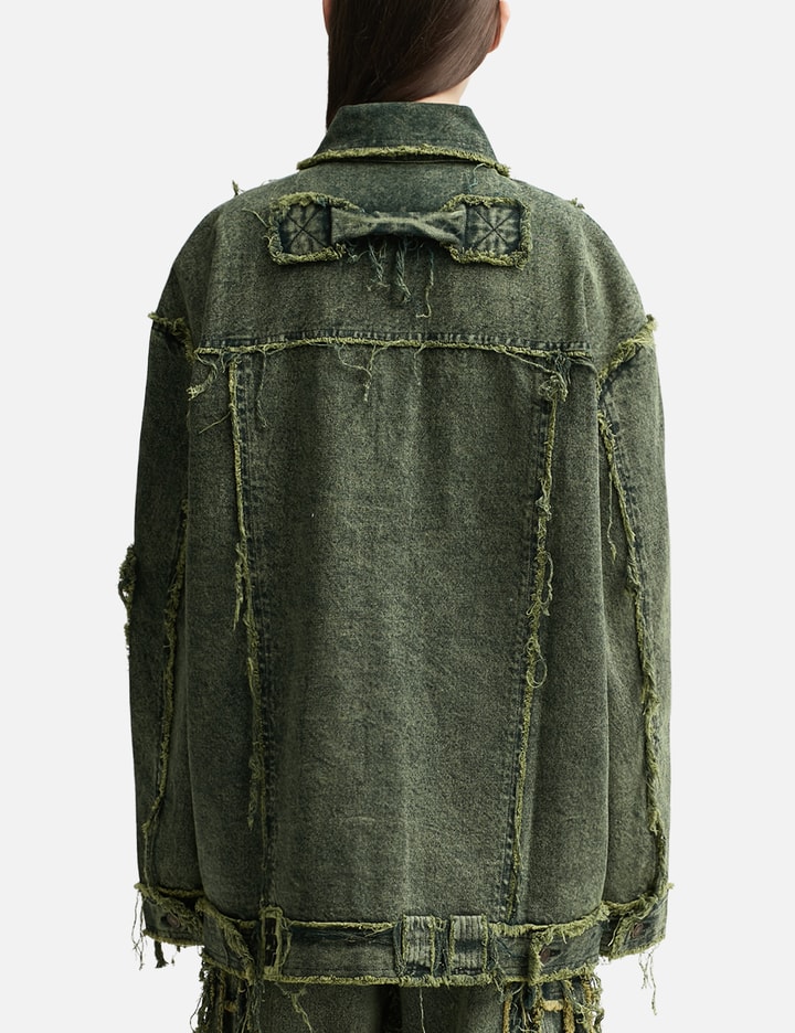 Maxi Destroyed Denim Jacket Placeholder Image