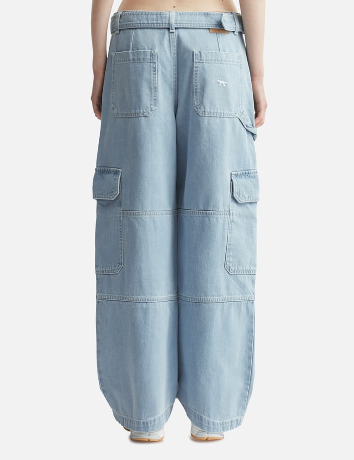 Belted Utility Denim Pants Placeholder Image
