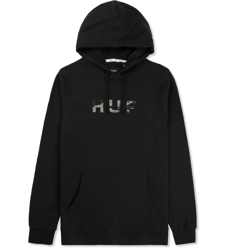 Black Original Logo Tiger Camo Pullover Hoodie Placeholder Image
