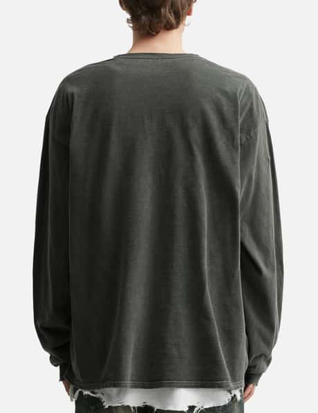 Embroidery Dyed Long Sleeves T-Shirt view 12