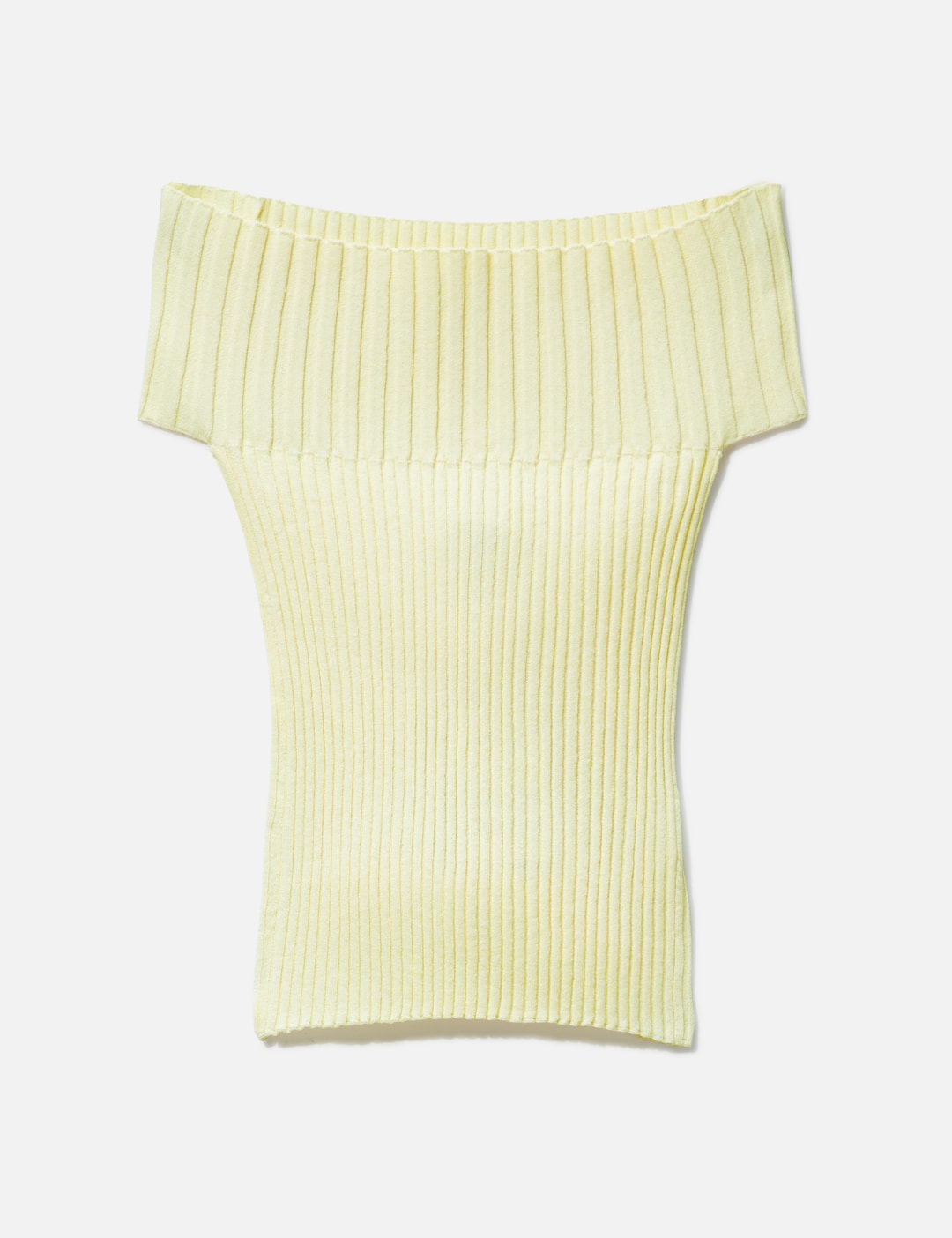 Off Shoulder Rib Top