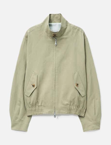 Linen Blend Harrington Jacket view 6
