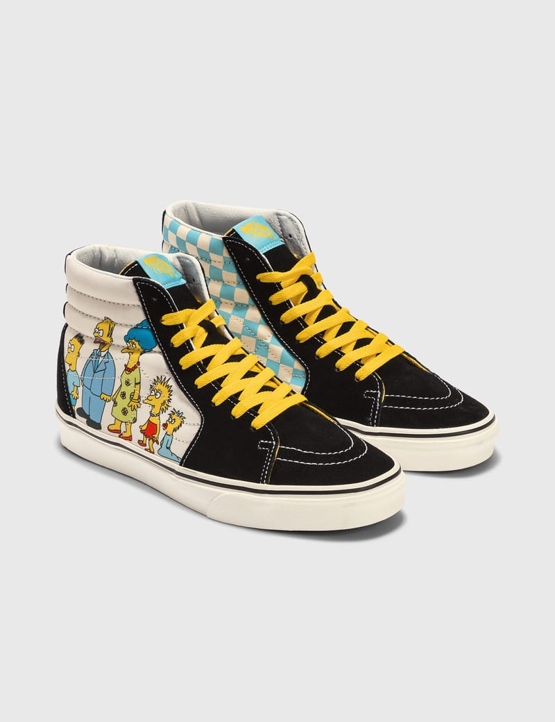 simpsons x vans sk8 hi