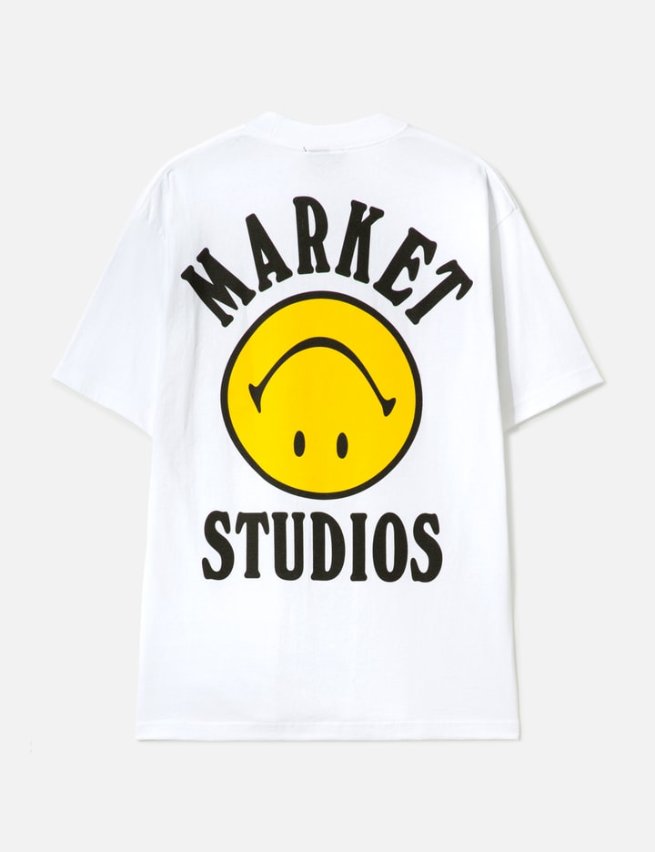 Market x Smiley Upside Down Lockup T-Shirt Placeholder Image