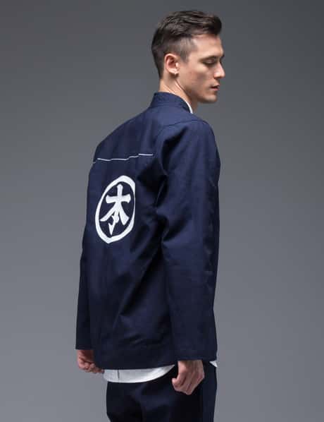 The Common-Folk Osaka Indigo Yukata Kimono Jacket HBX