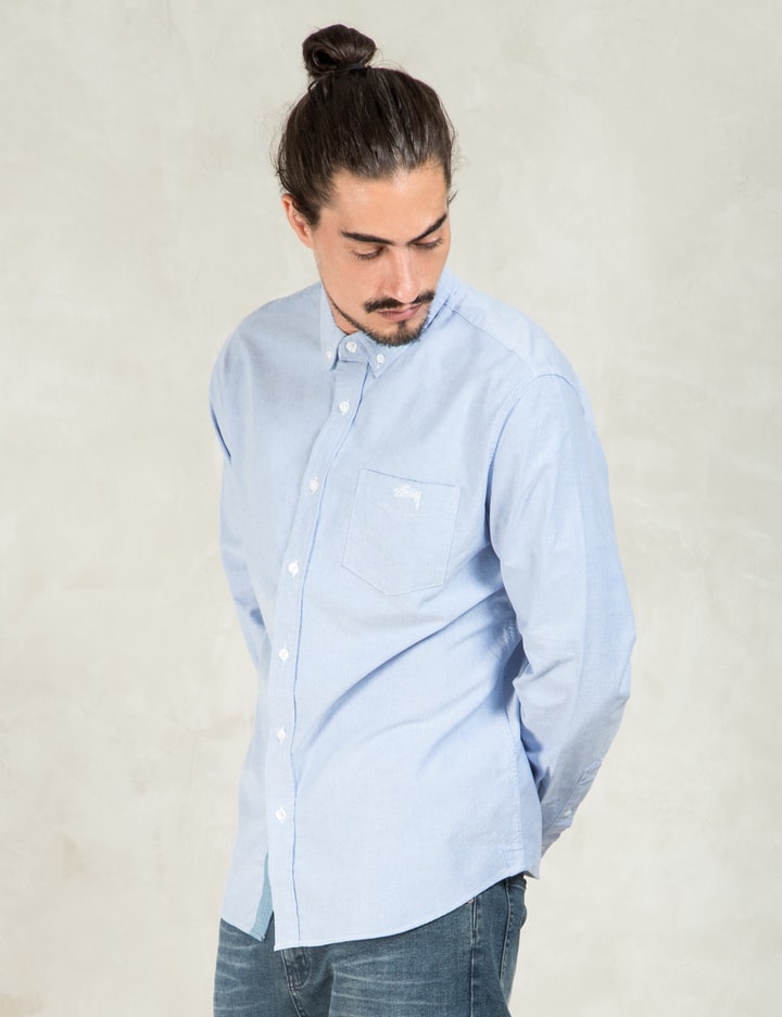 Blue Bad Boy Oxford L/S Shirt Placeholder Image